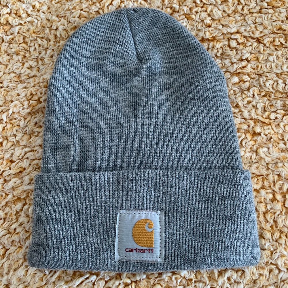 Heather Grey Carhartt beanie